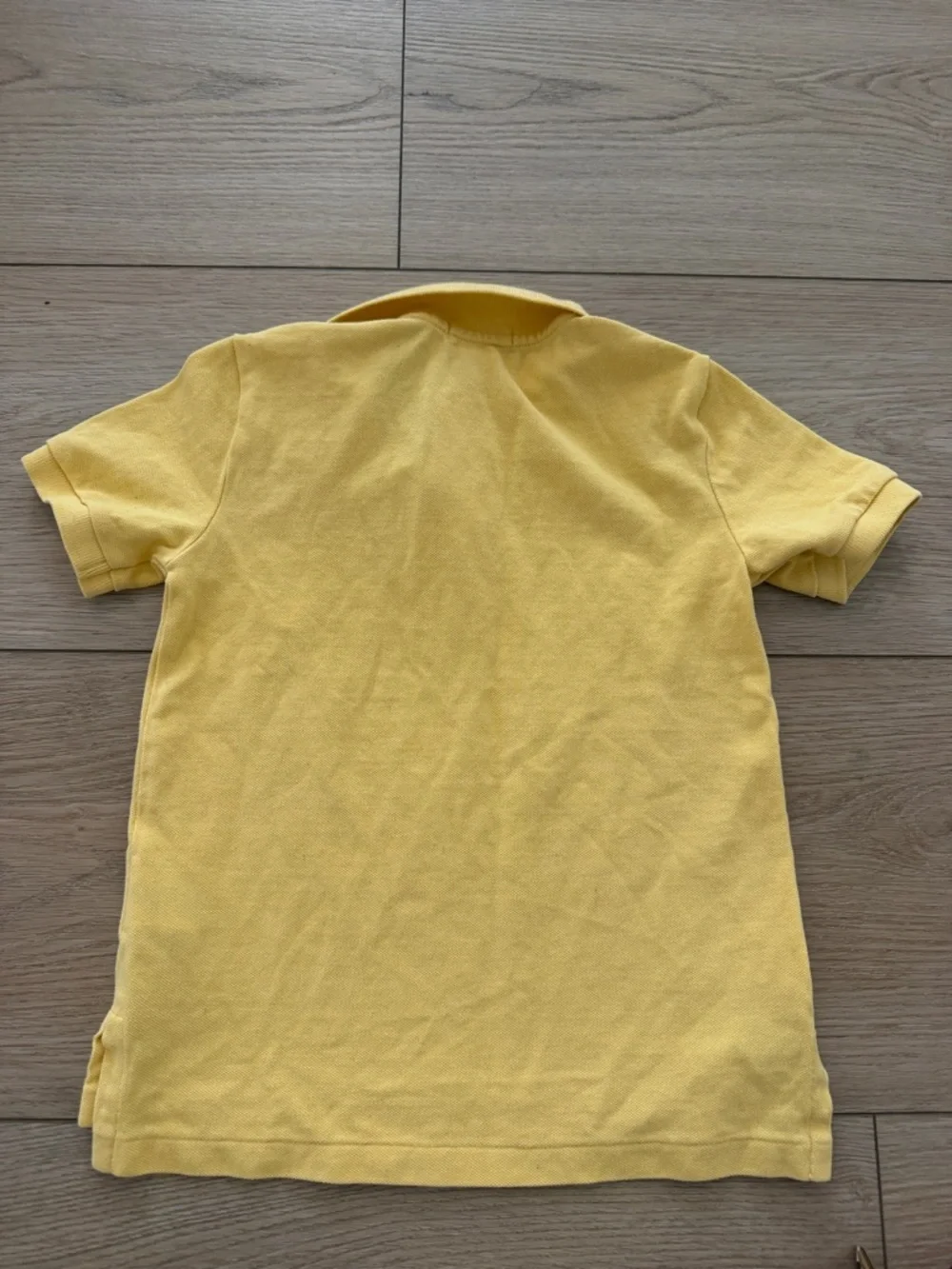 Ralph Lauren Yellow Polo Shirt with Teal Pony - Kids